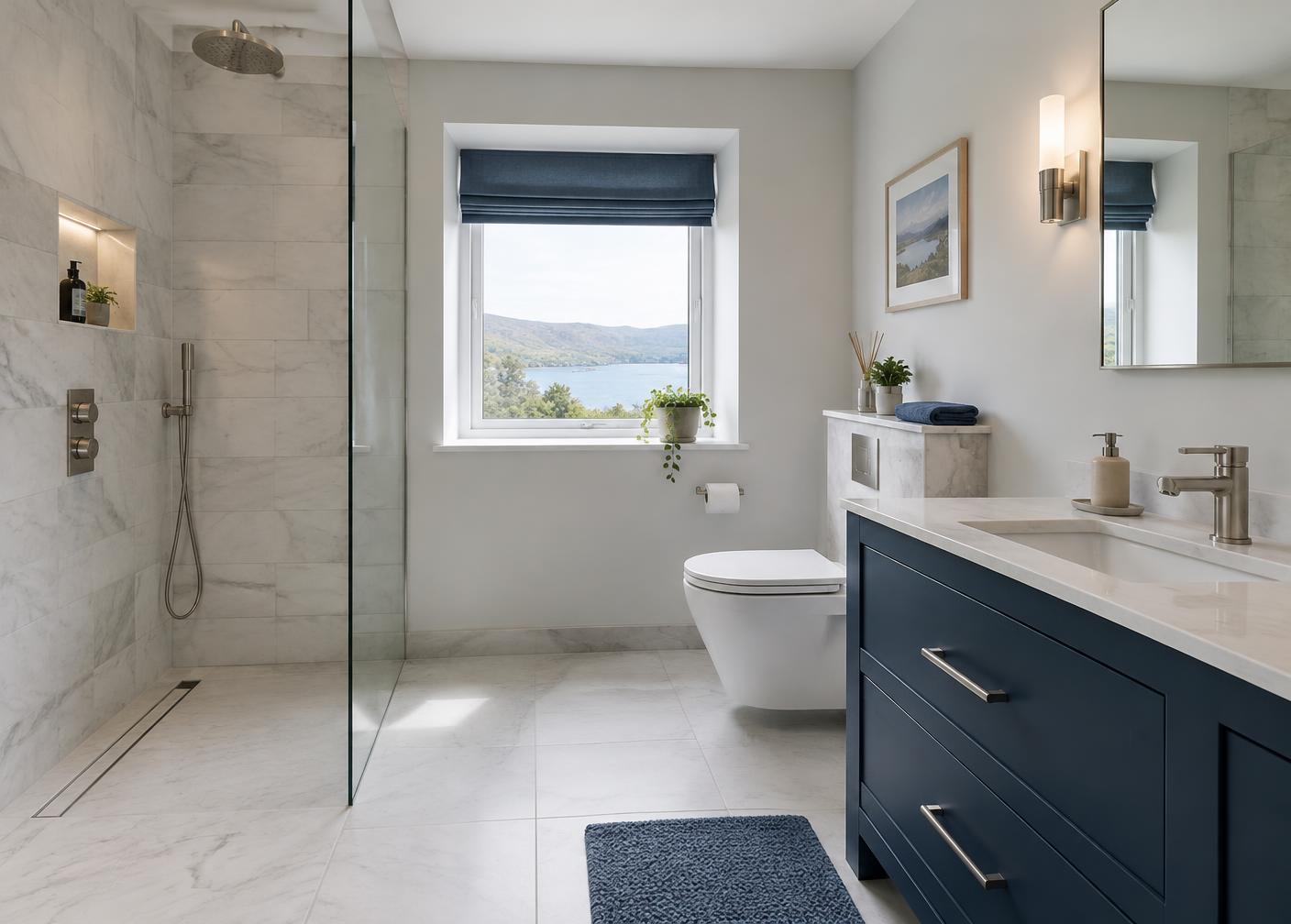 Bathroom installation example